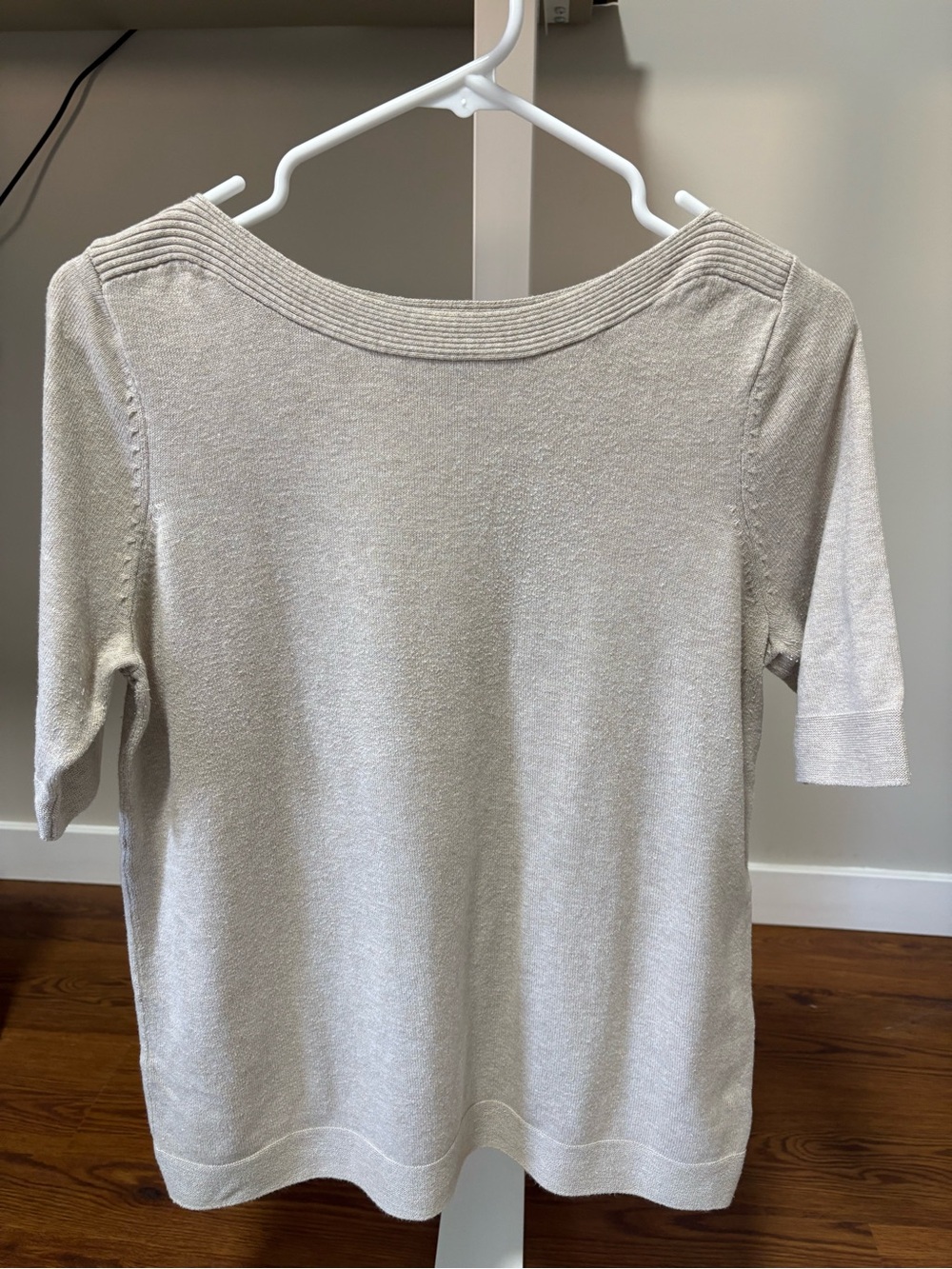 J. Jill boatneck short sleeve sweater